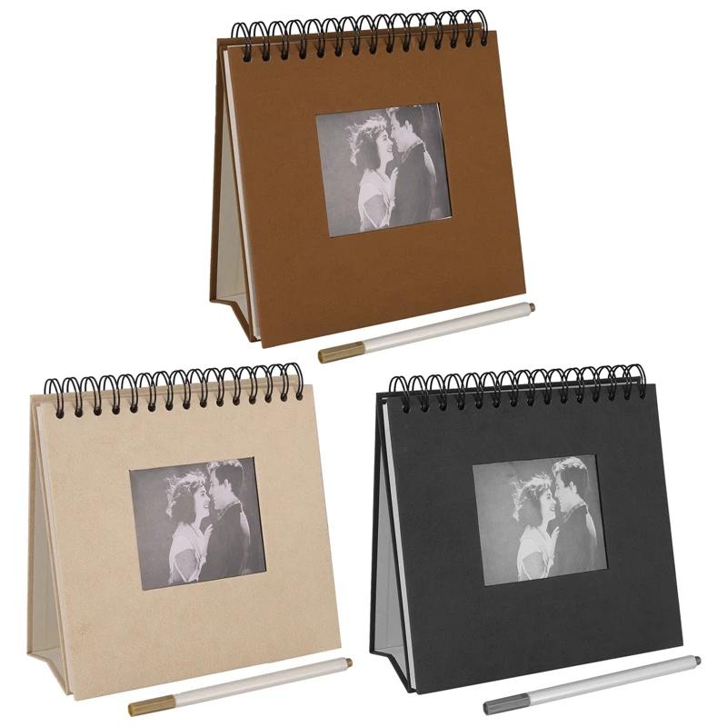 DIY Craft Album Scrapbooking Picture Album 1PC Photo Albums Scrapbook Paper For Wedding Anniversary Gifts Memory Boo